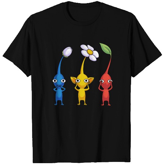Three wise pikmin - Gamer - T-Shirt