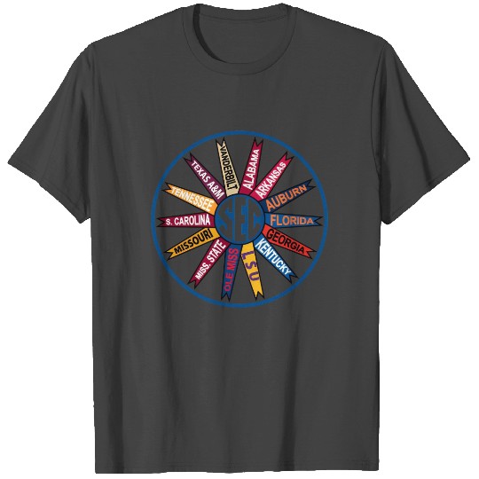 Southeastern Conference Team T Shirts