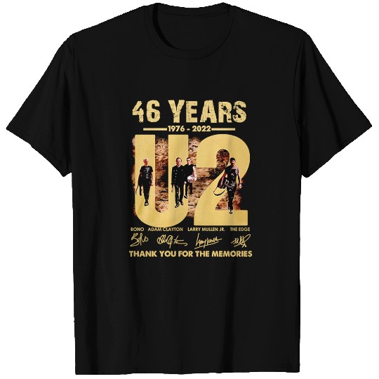 U2 Rock Band 46 Years 1976 2022 Shirt