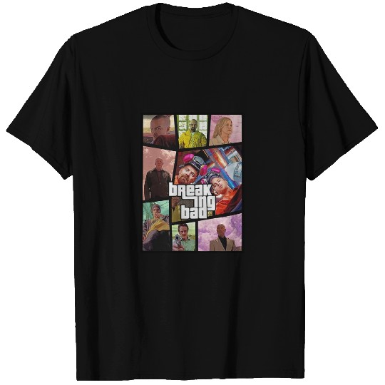 Breaking Bad Walter White Poster GTA Version Tshirts,