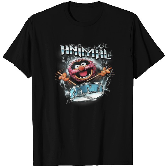 Disney The Muppets Animal Electrifying Epic Drum T-Shirts