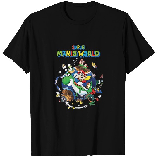 Super Mario World Yoshi & Mario T-shirt