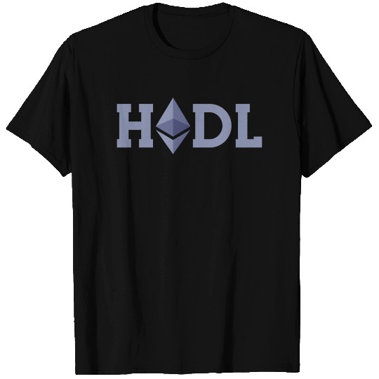 Ethereum Logo T-Shirt Hodl ETH Coin Crypto Bitcoin Trader Gift