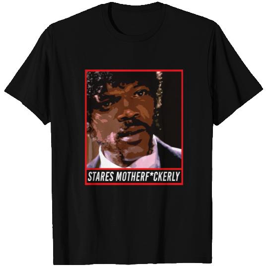 Stares Motherfuckerly - Samuel L Jackson - T-Shirt