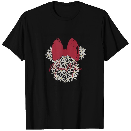 Disney Mickey And Friends Easter Minnie Mouse Floral T-Shirts