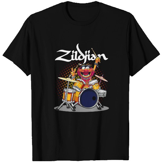 ANIMAL DRUMMER ZILDJIAN CYMBALS T-Shirts