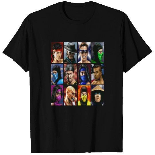 Mortal Kombat II SNES Character Select T-Shirts