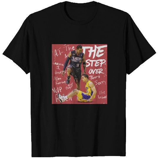 Allen Iverson "The Stepover" Stepping Over Tyronn Lue T-Shirt