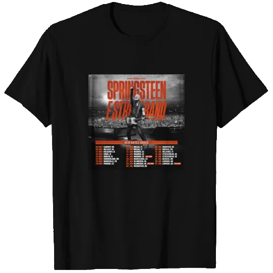 Bruce Springsteen World Tour 2024 - Black - T-shirt,  2024 Bruce Springsteen Concert Shirt, Party shirt, Gift for him, Gift for her