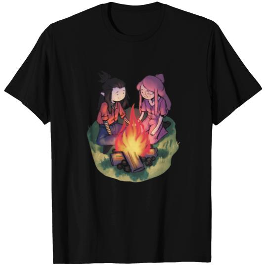 Marceline and Princess Bubblegum sitting T-Shirts