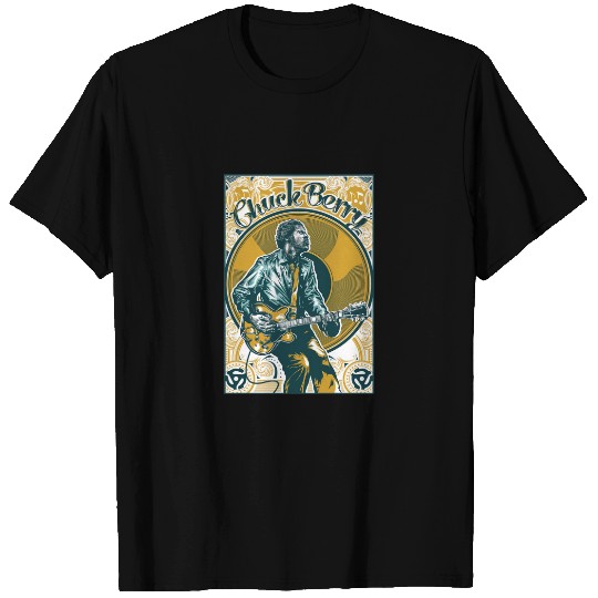 Chuck Berry Perform Guitar T Shirt