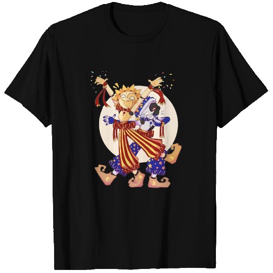 SunDrop and MoonDrop FNAF Security Breach T-Shirts