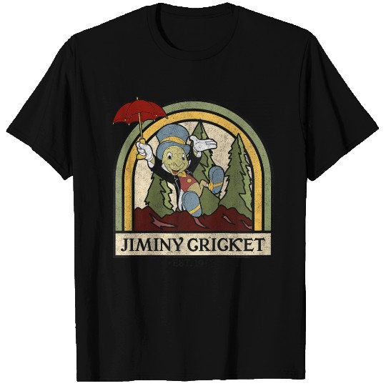 Disneyss Pinocchio Jiminy Cricket Established 1940 T-Shirts