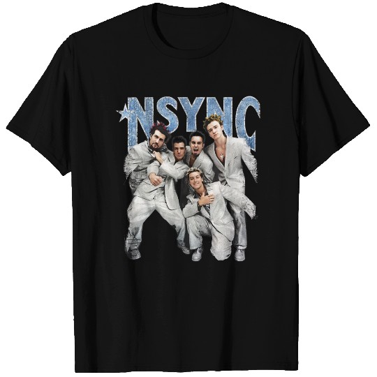 NSYNC Silver Suit Boy Band Shirt