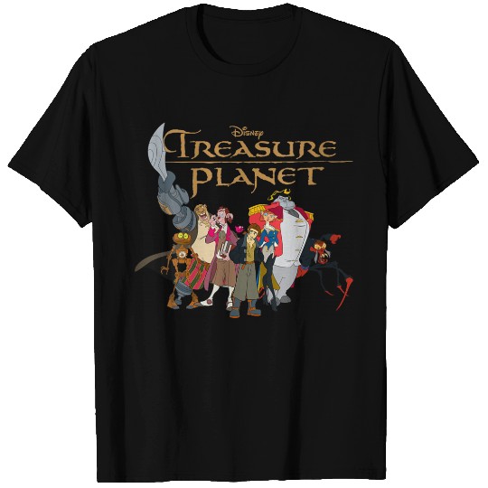 Disneyss Treasure Planet Logo And Characters T-Shirts