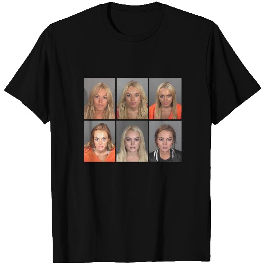 Lindsay Lohan Mugshot Tshirt | Lindsay Lohan Tee