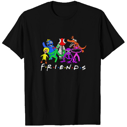 Rainbow Friends Shirt, Friends Cartoon Characters T-Shirt