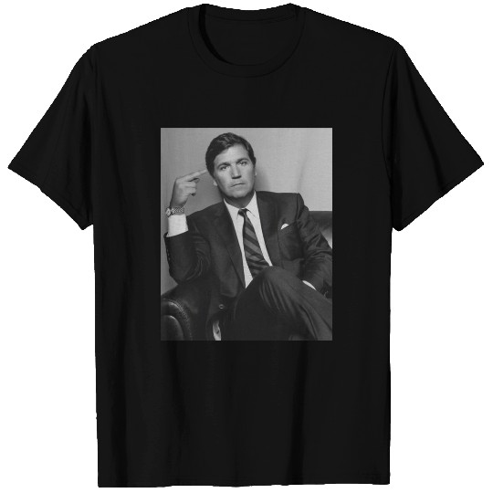Tucker Carlson Middle Finger   Classic T-Shirt