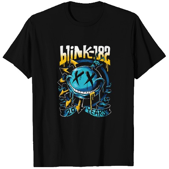 NEW-  BLINK - 182- BLACK - BAND T-SHIRT