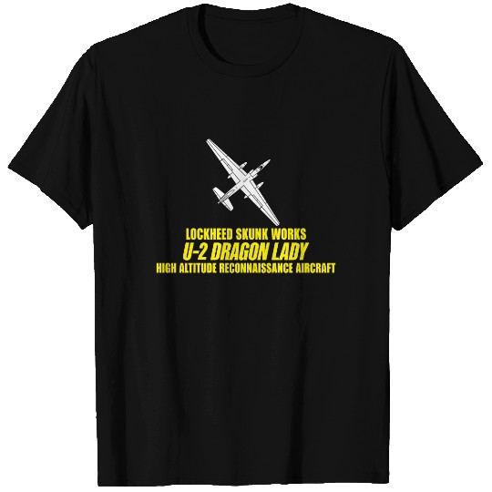 lockheed u2 dragon lady reconnaissance aircraft T-shirt