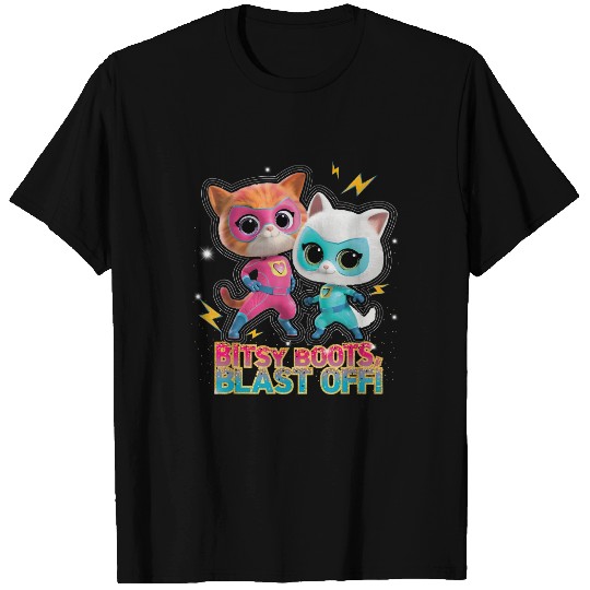 Disney Junior SuperKitties Ginny and Bitsy Boots Blast Off! Shirt