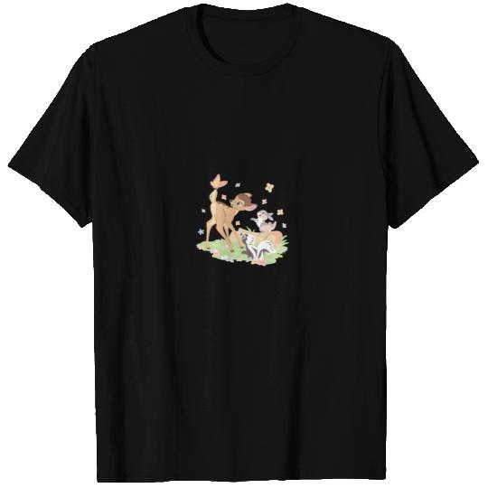 Disneyssss Bambi Thumper Flower Pastel Springs Easter Butterfly T-Shirts