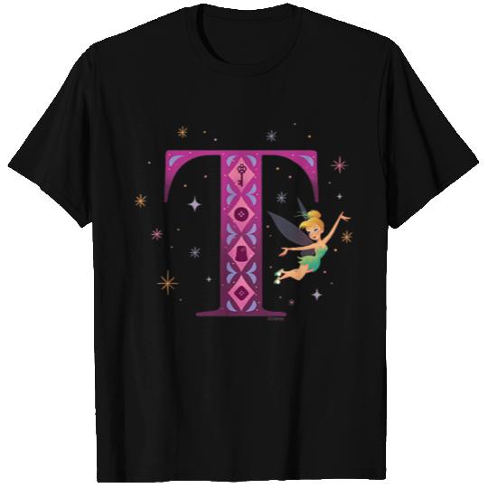 Disneyss Alphabet Monogram Peter Pan Letter T For Tinker Bell T-Shirts