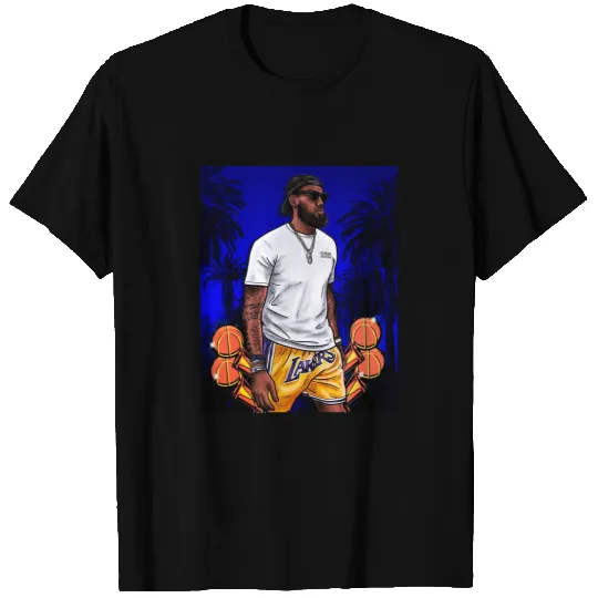 Lebron James 4 Ring Championship LA Lakers Shirt
