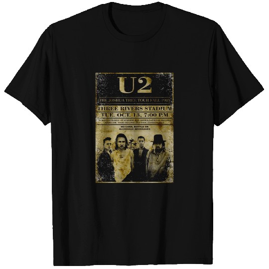 U2 Joshua Tree Poster 80s T-Shirt
