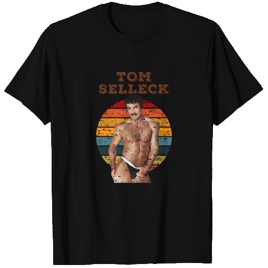 Tom Selleck Sexy Hot 80s - Tom Selleck - T-Shirt