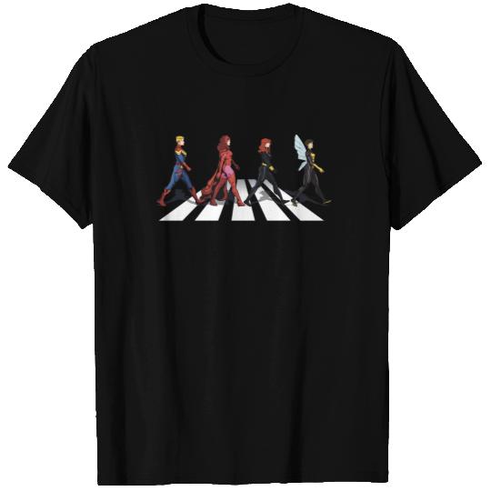Female Avengers Shirt, Captain Marvel Wasp Scarlet Witch