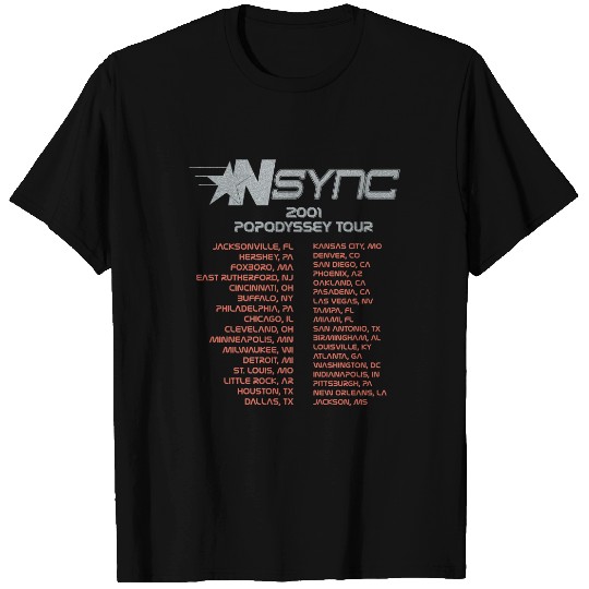 Vintage Nsync 2001 Popodyssey Tour Shirt