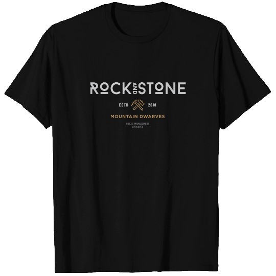 Deep Rock Galactic Rock and Stone White T-Shirts