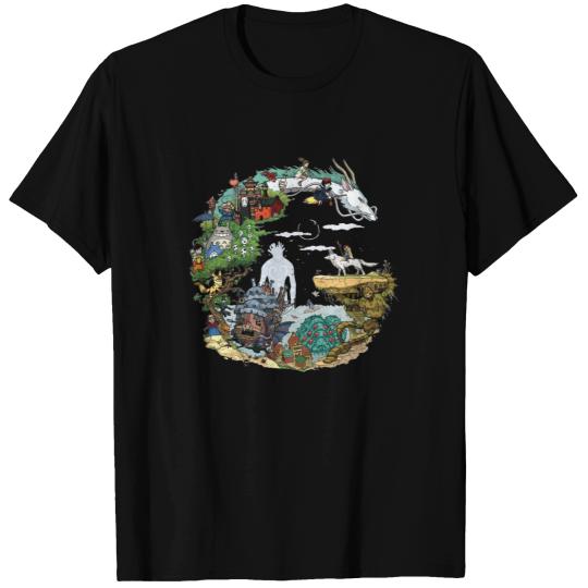 Studio Ghibli Art , Miyazaki  Combo T-Shirts