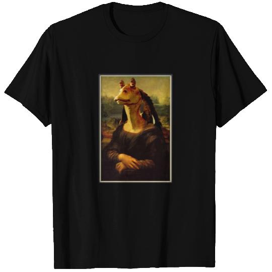 mona lisa jar jar binks T-shirt