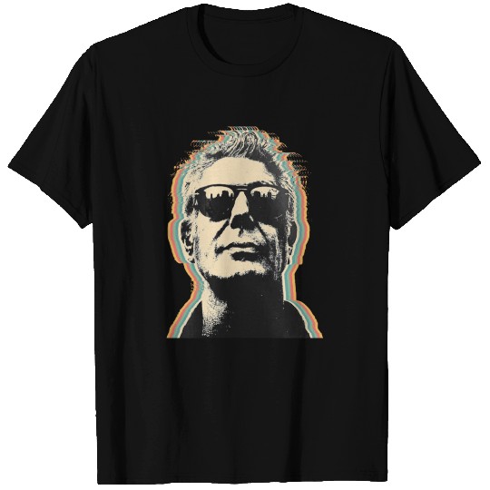Retro Anthony Bourdain - Anthony Bourdain - T-Shirt