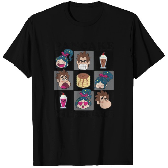 Disneyss Wreck It Ralph 2 Pancake Grid Graphic T-Shirts