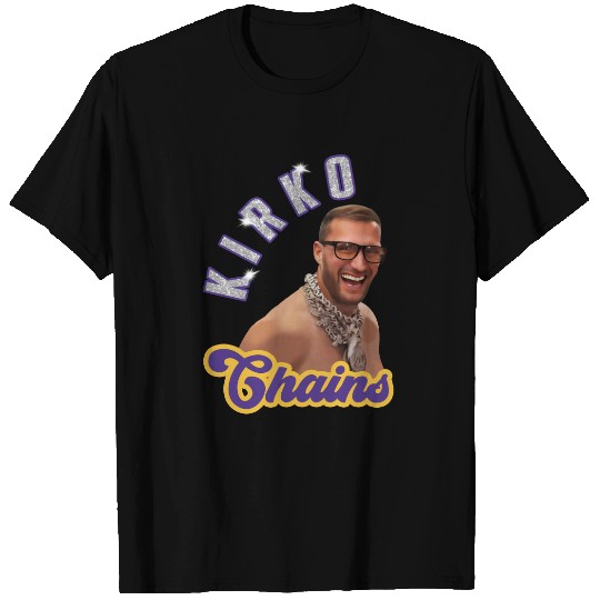 Kirk Cousins Chains Shirt Rocking Ice Diamonds Necklaces Kirko Chains