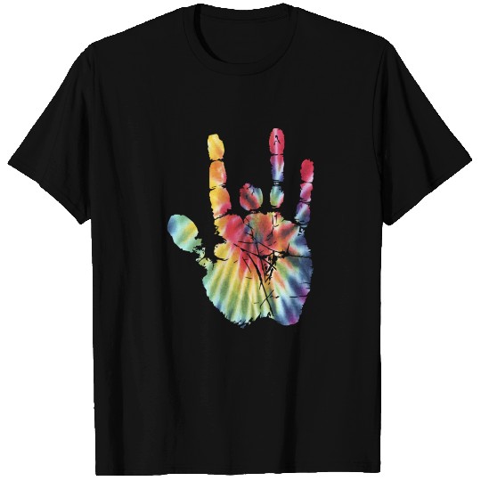 Tie Dye Jerry Garcia Hand - Grateful Dead - T-Shirt