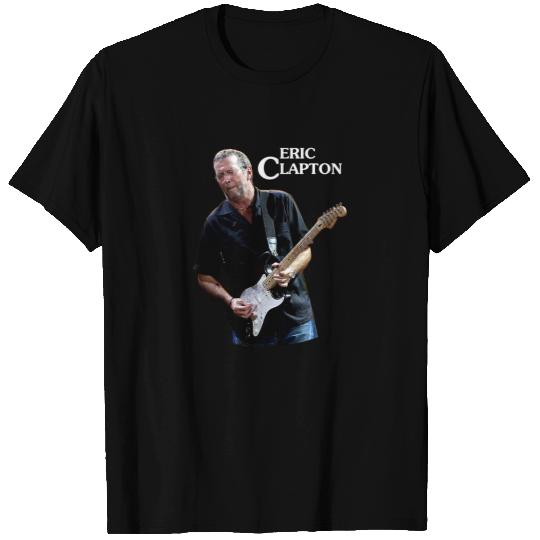 Eric Clapton Playing Guitar Music Zip T Shirts