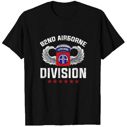 US  82nd AIRBORNE Division Veteran Vintage T-Shirts