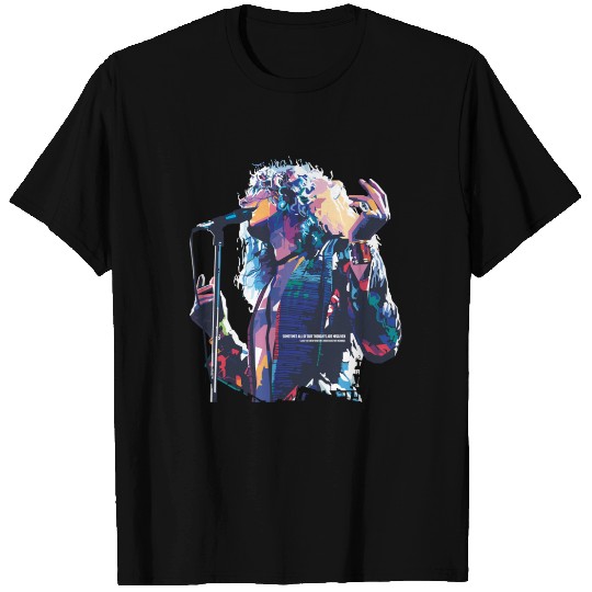 Robert Plant in WPAP style - Robert Plant - T-Shirt