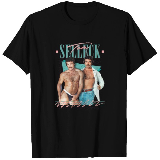 Tom Selleck / Sexy 80s Aesthetic Design - Tom Selleck - T-Shirt