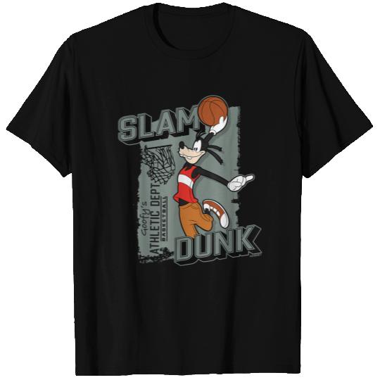 Disneyss Goofy Sports Basketball Slam Dunk Athletic Dept T-Shirts