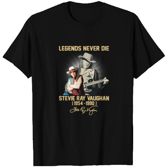 Stevie Ray Vaughan legends never die T-Shirts