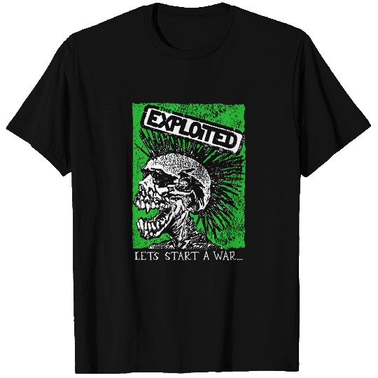 The Exploited Unisex T-shirt: Let's Start A War