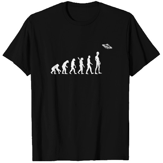 Alien evolution ufo space ship kosmos area 51 T-shirt