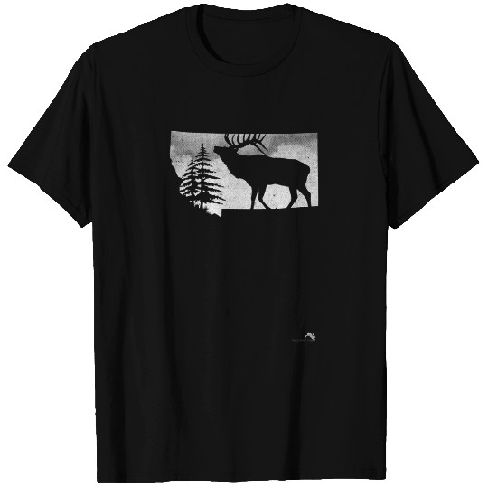 Montana Elk Hunter T Shirt