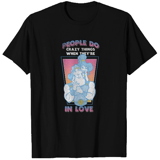 Disney Herculess Valentines Day Vintages Megara In Love T-Shirts