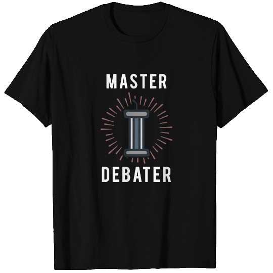 Master Debater Debate Debating T Shirt